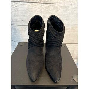 Jessica Simpson Suede Ankle Boots W/ Side Zipper Size 8.5